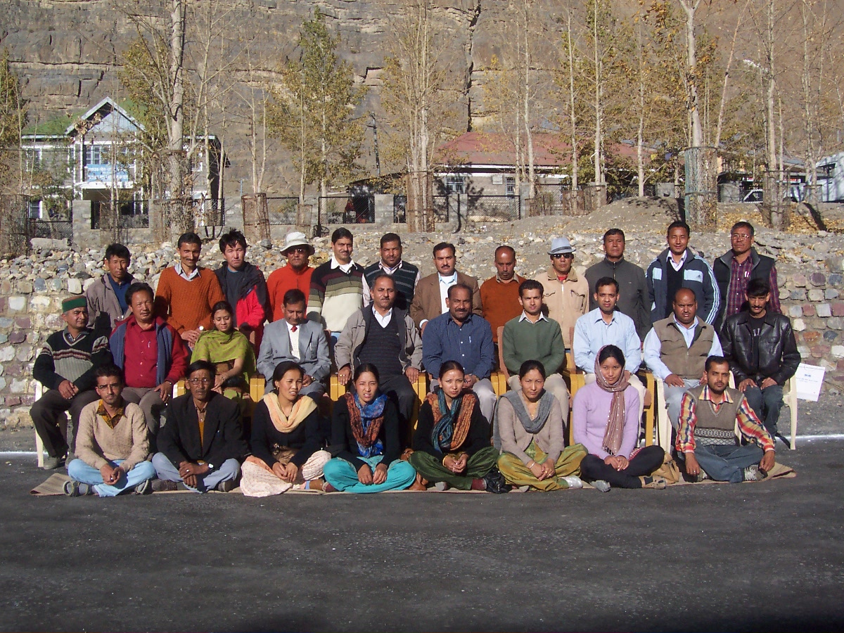 A Peripatetic Training Programme on Computers conducted at Kaza w.e.f. 5-8 October 2009 (JPG, 473 KB)