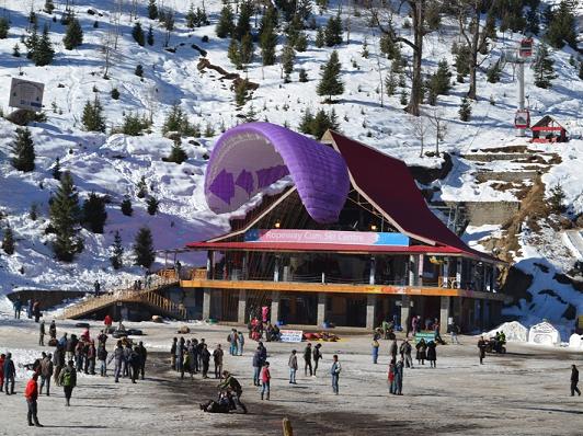 ROPE WAY AND SKI CENTRE AT SOLANG-NALA, MANALI, KULLU