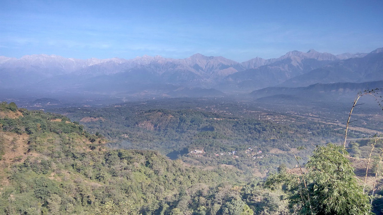 VIEW OF DHAULADHAR, KANGRA