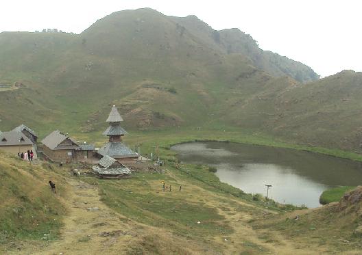 VIEW OF VILLAGE RAKSAM NEAR SANGLA, KINNAUR