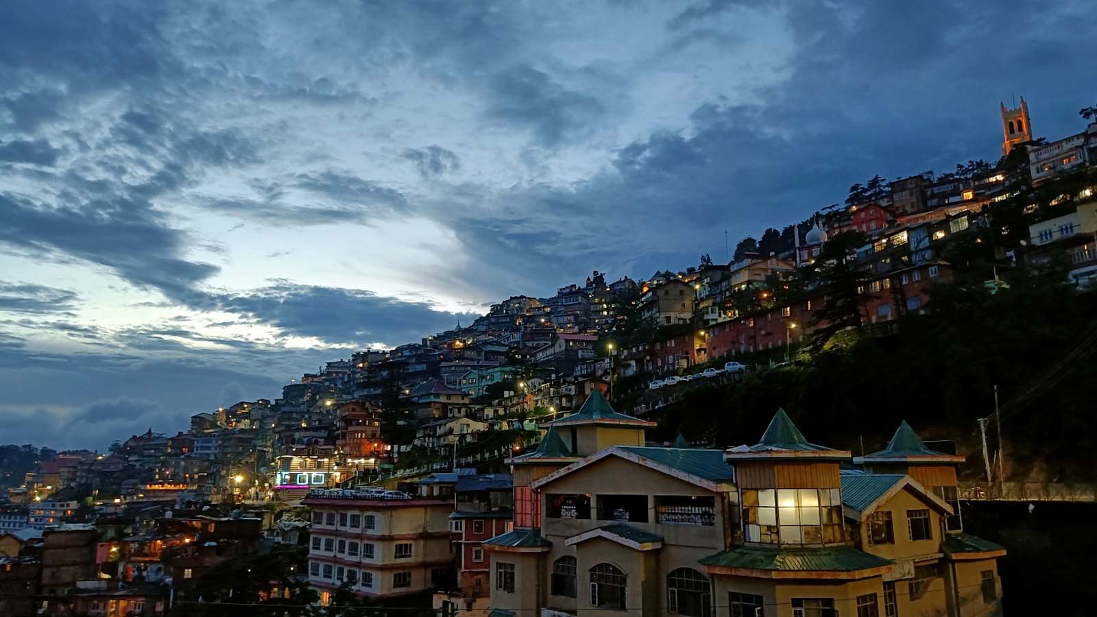 Evening View of Shimla