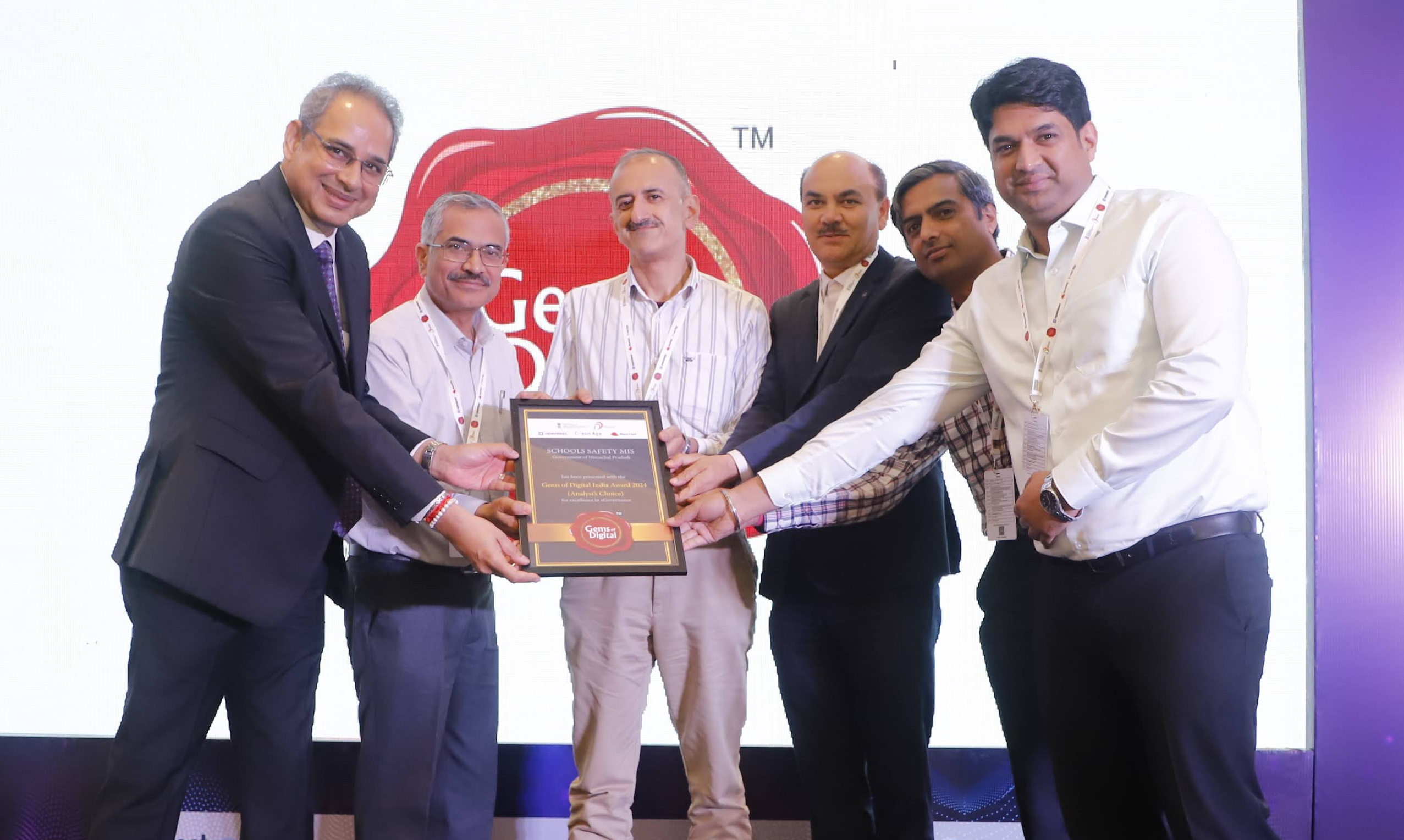 Gems of Digital India Award 2024 (Analyst’s Choice) for School Safety MIS