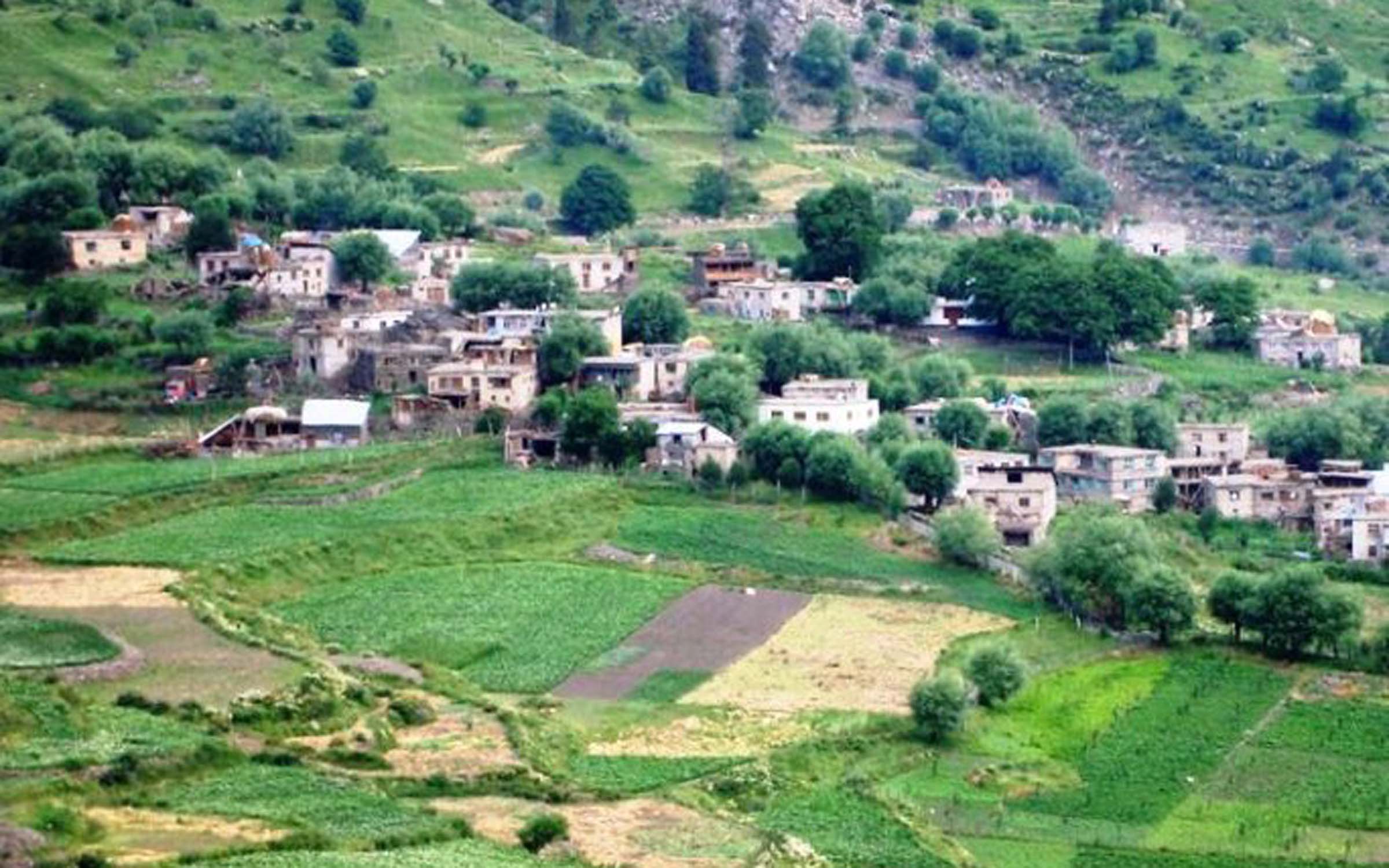 VILLAGE NEAR TRILOKINATH TEMPLE, LAHAUL AND SPITI
