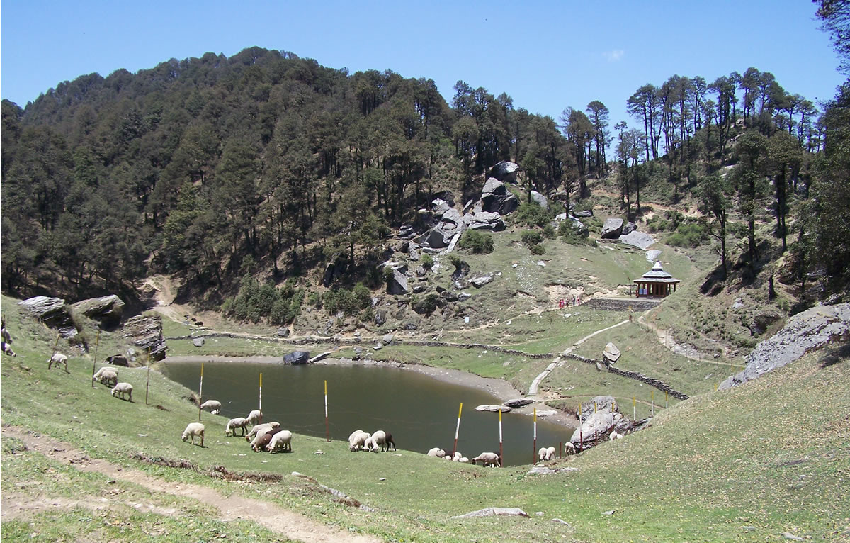 VIEW OF SEROLSAR LAKE NEAR JALORI PASS, KULLU