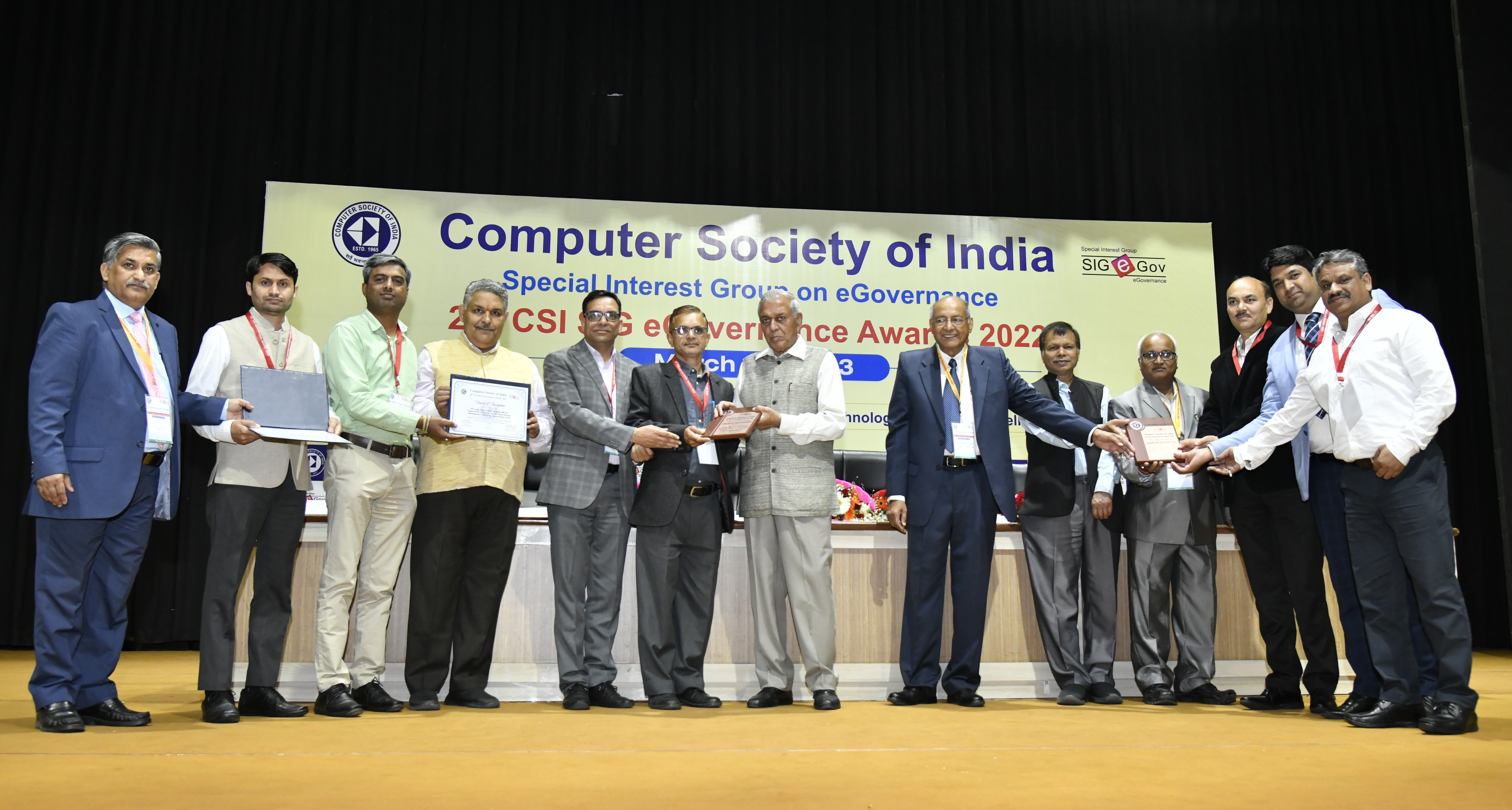 CSI Award of Recognition for HP Large Dams Safety Analysis MIS