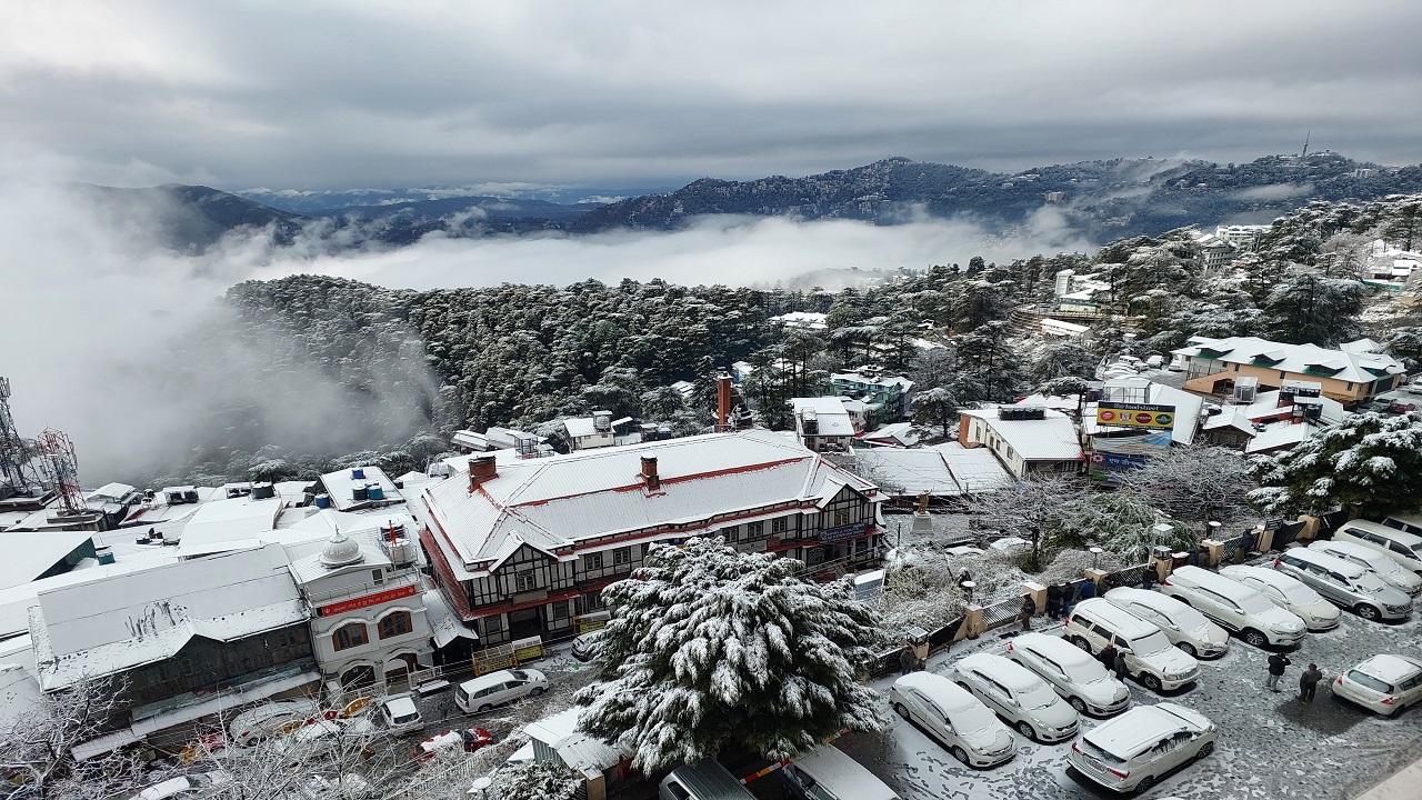 Snow Capped Shimla