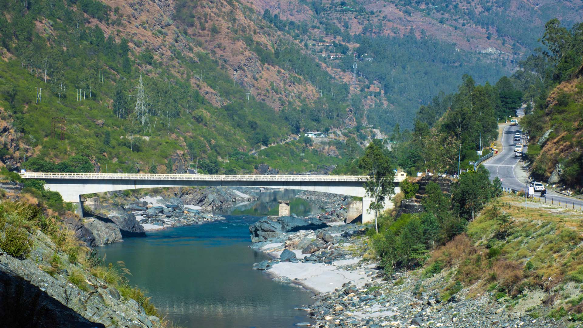 A BRIDGE TO NIRMAND, RAMPUR