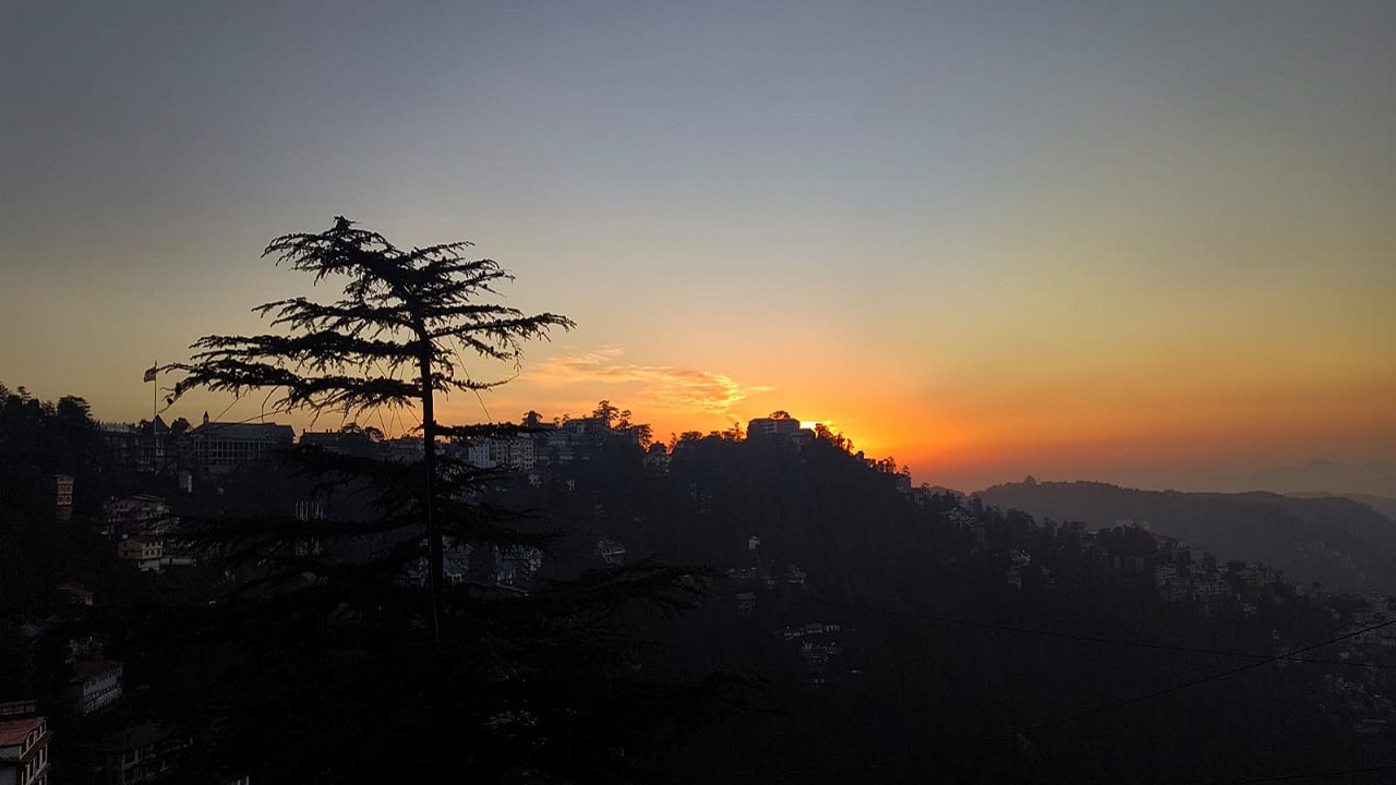 Sunset View from Grand Hotel, Shimla