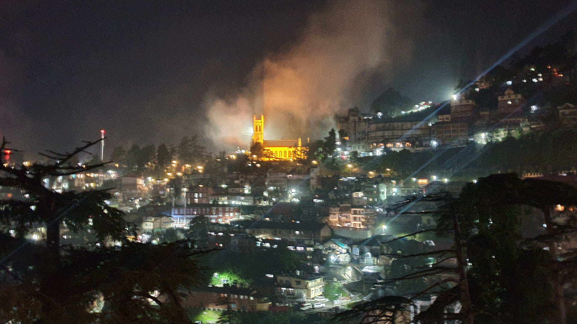 Shimla night view
