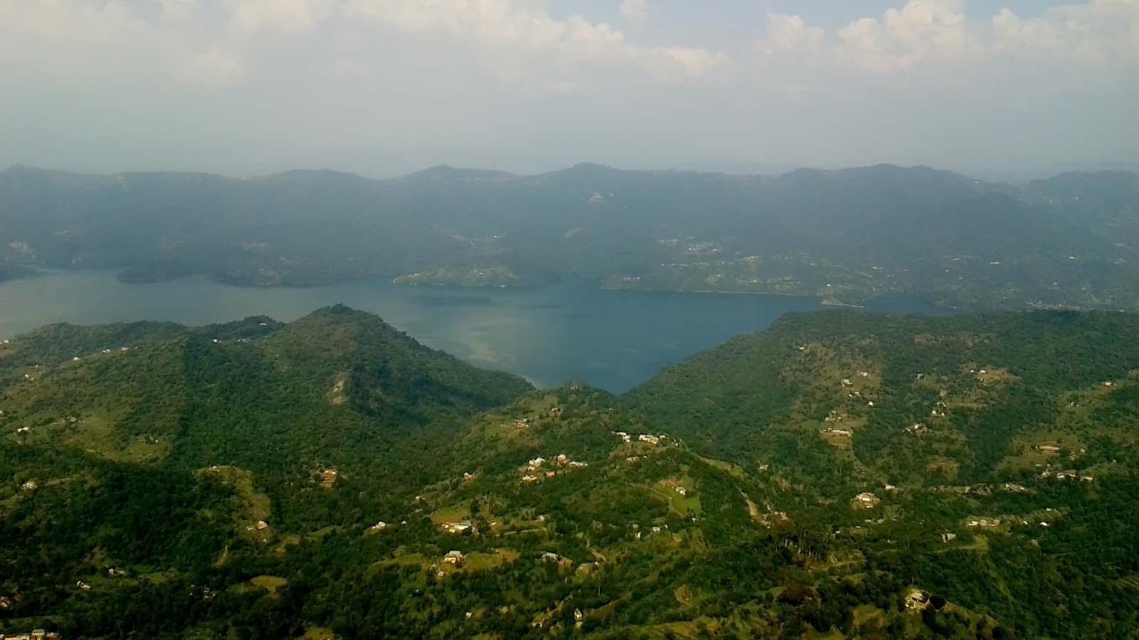 BAKHARA RESERVIOR VIEW FROM NAINA DEVI TEMPLE, BILASPUR