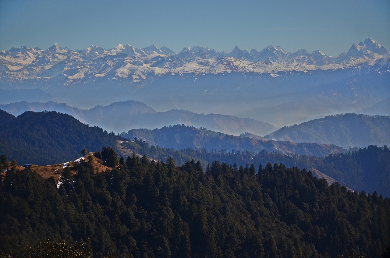 View of Bandarpunch range from Hatu Temple