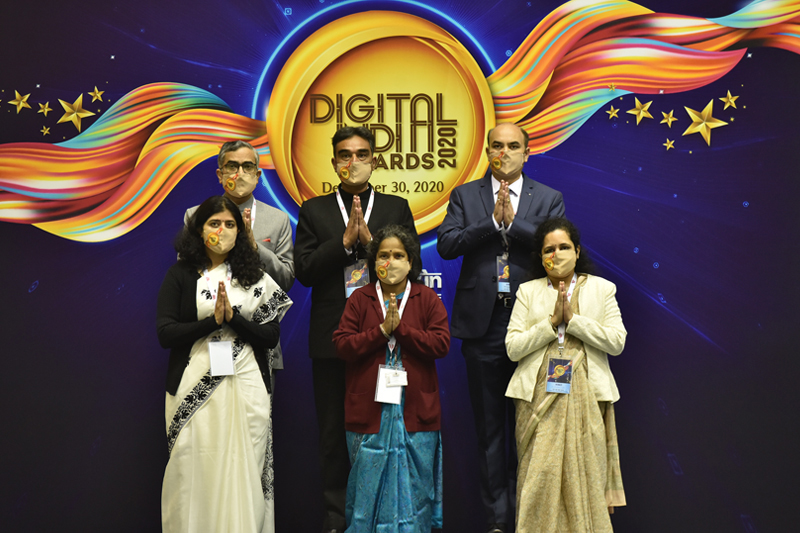 Digital India Gold Icon Award for COVID-19 Sample Collection Management System